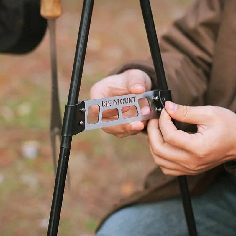 652F Rack Buckle, High Strength Outdoor Tableware Shelf Side Buckle Camping Rack Stable Buckle for Hiking, Picnics, Barbecue