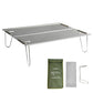 Mini Picnic Camping Table Portable Aluminum Folding Table Collapsible Beach Table For Outdoor Camp Picnic BBQ Travel Fishing