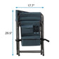 US  Classic Outdoor Camping Chairs with Armrest, Portable Lawn Chairs for Camping, Garden, Pool, Beach, Green (2-Piece)