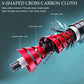 HLUR Carbon Fiber Spinning Rod Telescopic Fishing Rod 1.5/1.8/2.1M Casting Lure Feeder Rod Stick Super Hard Carp Fishing Pole