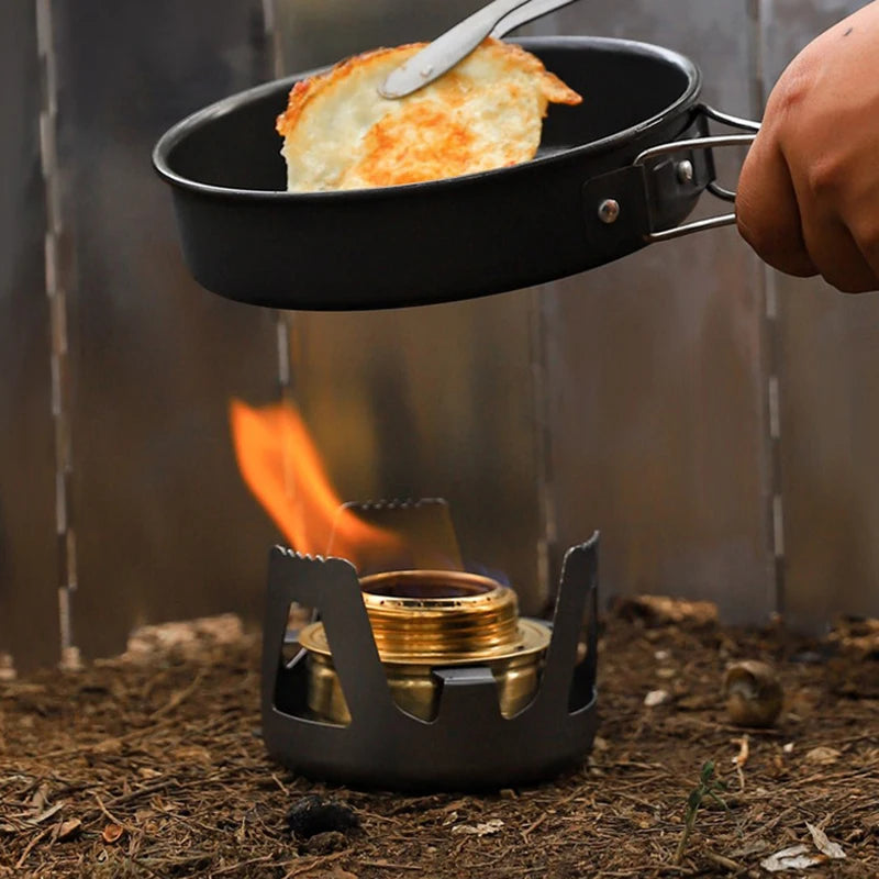 Portable High Quality Outdoor Picnic Stove New Mini Ultra-light Combustor Alcohol Stove Camping Furnace Camping For 1-2 People
