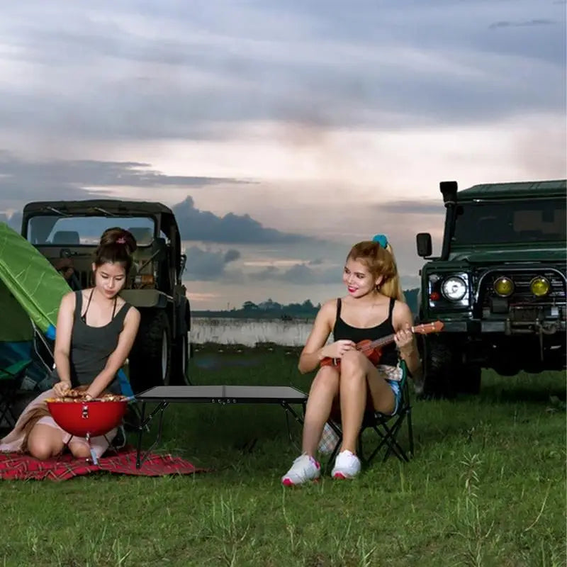Camping Side Table Folding Table Beach Table With High Strength Compact Picnic Tables Stable Design Versatile Camping Table For