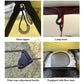 Outdoor Camping Tent Waterproof Outdoor Shelter for Travel and Picnics Coated Tarp Sunshade Quick Build Breathable Awning Tent