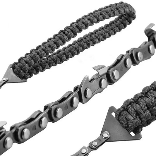 Hand Chainsaw Survival Gear Tree Trimming Hiking Folding Hand Saw Tool For Camping Backpacking