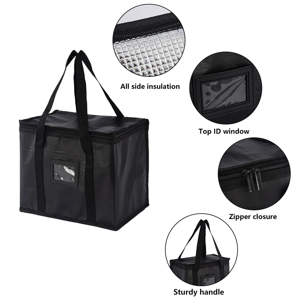 28L/50L/70L Insulated Thermal Cooler Bag Cool Lunch Foods Lunch Box Drink Storage Large Chilled Bags Zip Picnic Tin Foil Food