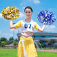 2 Pieces Party Sports Event Cheerleader Flower Costume Cheering Flowers Balls Props Photography Accessories Rose Red Gold