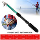 Fishing Rod & Reel Combo 127PCS Fishing Tackle Set Telescopic Fishing Rod Pole With Reel Hook Soft Tube Float Accessories
