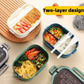 Single Double-layer Cute  Lunch Box Portable Compartment Fruit Food Box Microwave Lunch Box  Children Kid School Outdoor Camping