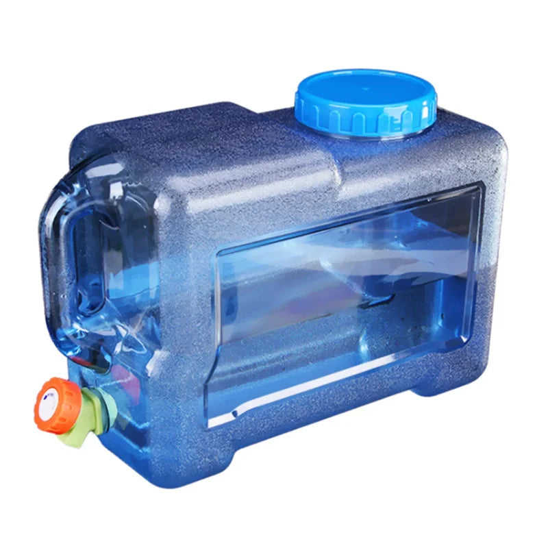 5/8/10/12L Portable Water Bucket With Faucet Mineral Water Jug Pure Water Tank Outdoor Camping Cooking Picnic Water Container