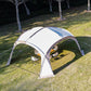 Windproof Outdoor Camping Dome Tent, Party Beach Canopy, Large BBQ Awning, Sun Shelter, Hiking, Family Picnic, 6-8 Person