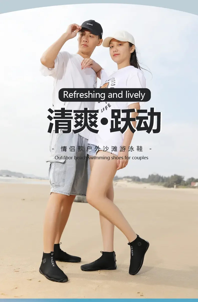 Unisex Beach Shoes Neoprene Diving Boots Surf Scuba Diving Socks Swimming Shoes Underwater Fishing Surf Gear Snorkeling Shoes