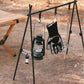 652F Rack Buckle, High Strength Outdoor Tableware Shelf Side Buckle Camping Rack Stable Buckle for Hiking, Picnics, Barbecue