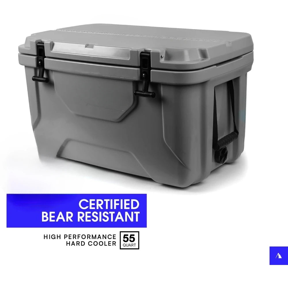 Ice Chest Cooler With Microban Protection and Deep Freeze Insulation Camping Fridge Portable Coolers Box Camp