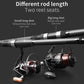 Carbon Fiber Spinning Fishing Rod 2.4m-5.4m Super Light 5/6/7/8 Sections Telescopic Long Distance Handle Sea Pole Lure 30g-200g