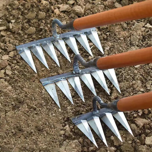 4/5/6/7-teeth Weeding Hoes Agricultural Tools Used For Yard Weeding Soil Loosening Sowing Soil Leveling Weeding Pruning Machine