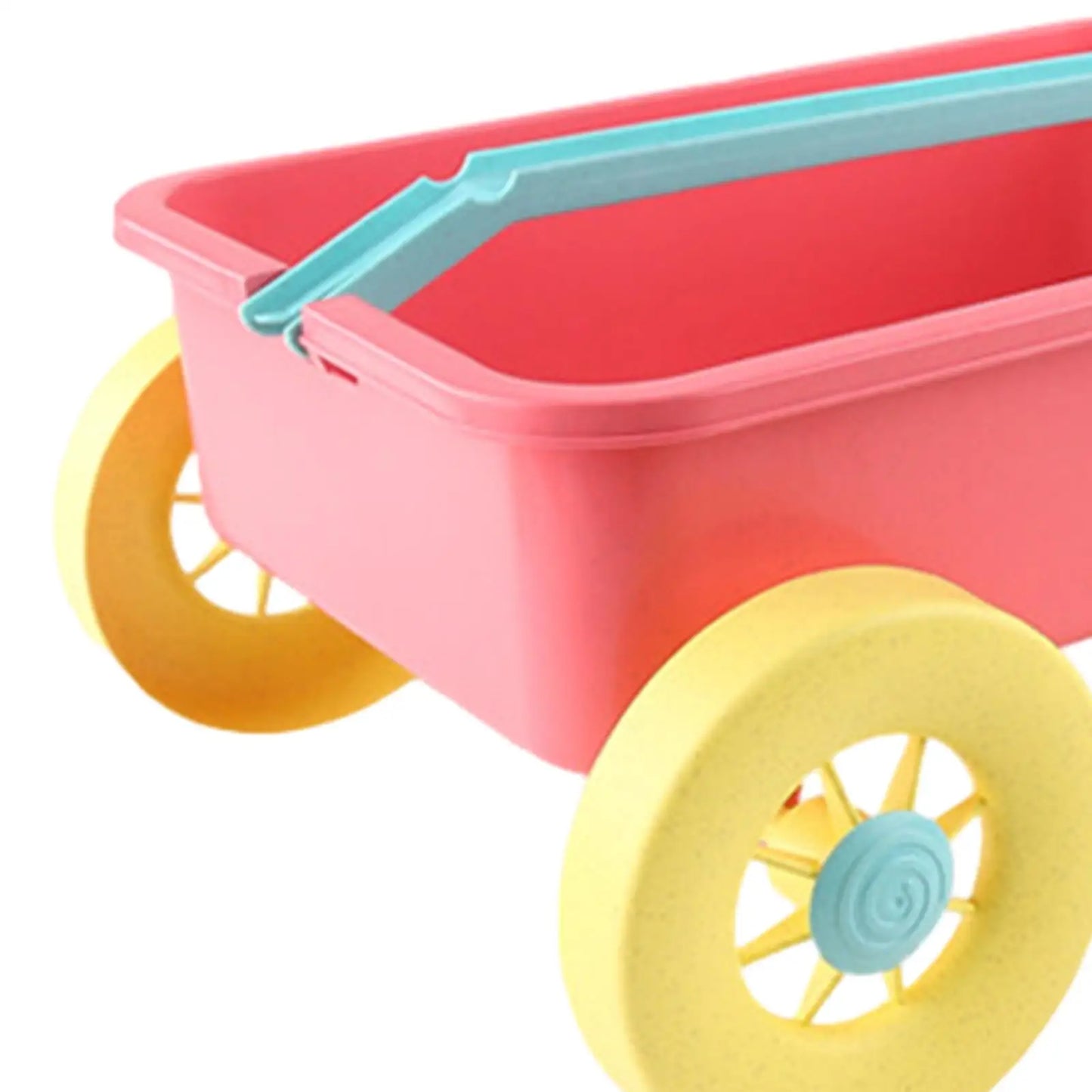 Pretend Play Wagon Toy Outdoor Indoor Toy Children Wagon Cart Summer Sand Toy Trolley for Gardening Summer Beach Seaside Outdoor