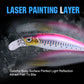 FJORD 90mm 31g Laser Miracle Sinking Black Minnow Hard Triple Hook Seawater Saltwater SwimBait Artificial Pesca Fishing Lure