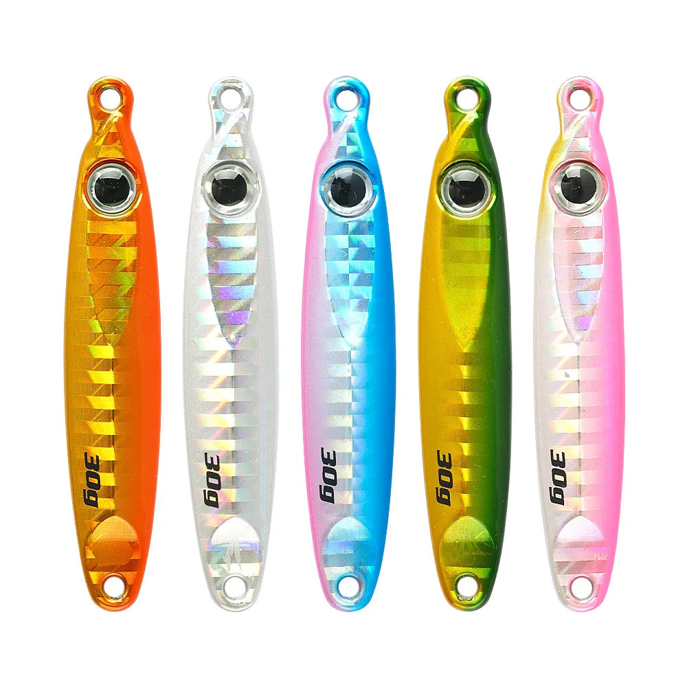Jiggingpro 10g 15g 25g 30g 40g 60g Tungsten Jig Sea Fishing Long Casting Micro Jigs Metal Jig Jigging Lure
