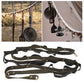 Camping Storage Lanyard 26 Hanging Hole Multifunctional Outdoor Clothesline For Backpacking Picnic Traveling Fishing