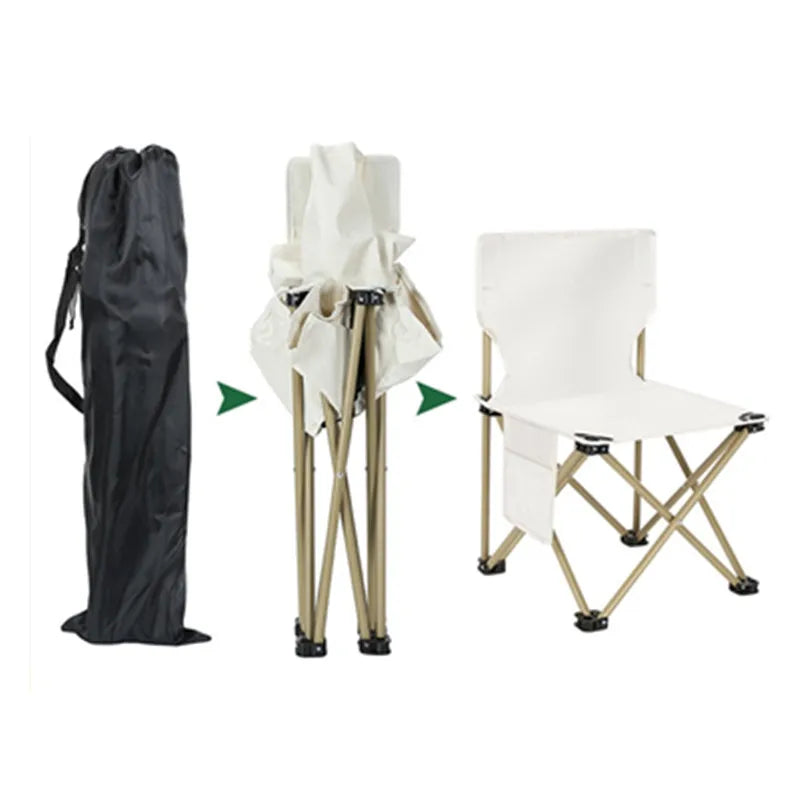 Camping Chair Outdoor Portable Folding chair Belt Picnic Camping Car chair Easy to Carry Easy to Use High Load Bearing 캠핑 의자
