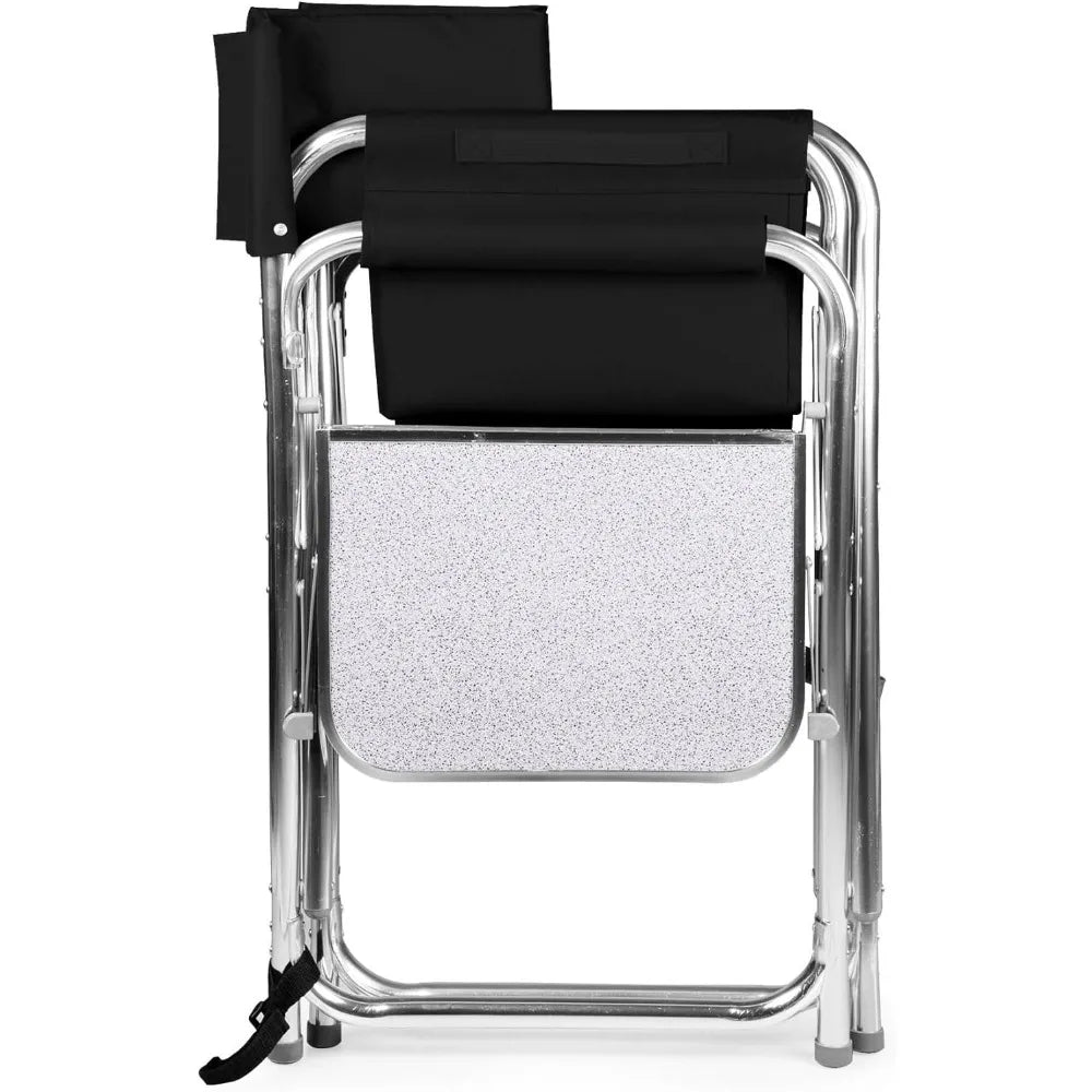 Camping Chair, Sports Chair with Side Table, Beach Chair, Camp Chair for Adults, Folding Chair  with Side Table