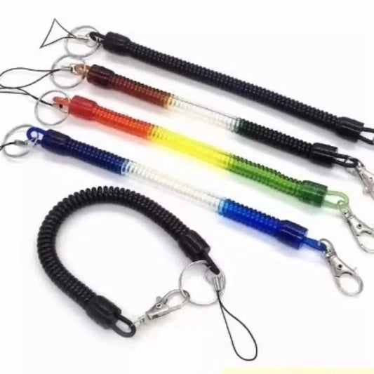 26/38cm Tactical Retractable Keychain High Quality Plastic 10 Colors Outdoor Hiking Camping Security Gear Tool Outdoor Tool