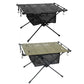 Portable Camping Table Aluminum Alloy Outdoor Portable Table With Storage And Carry Bag Tent Table For Outdoor Cooking Picnic