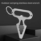 Camping Wrench Easy Grip Wrench Compact Outdoor Defense Tool Portable Wrench Bottle Opener Keychain for Camping Picnic