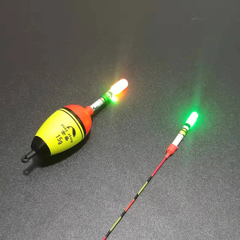 5pcs/lot Fishing Float Light Stick Green / Red Suit For CR322 Battery LED Luminous Float Night Fishing Tackle Accessory J489