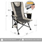 Foldable Chair Camping Chair Portable Folding Chairs Adjustable Heavy Duty Portable Camping Travel Outdoor Seat With Cup Holder