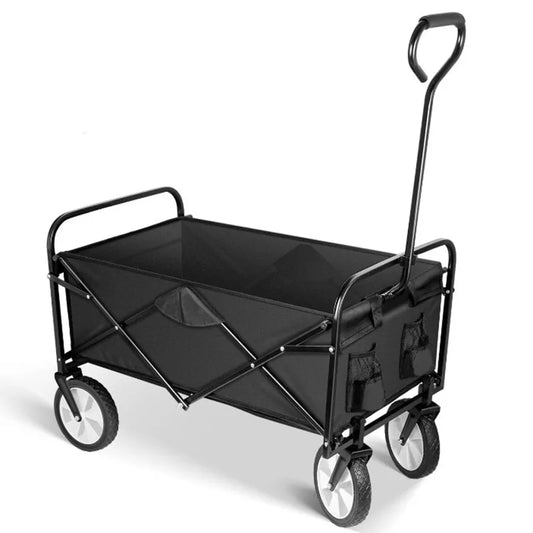 Folding Wagon Cart, Convenient Collapsible Outdoor Wagon for Camping beach wagon  wagon  folding cart  folding wagon