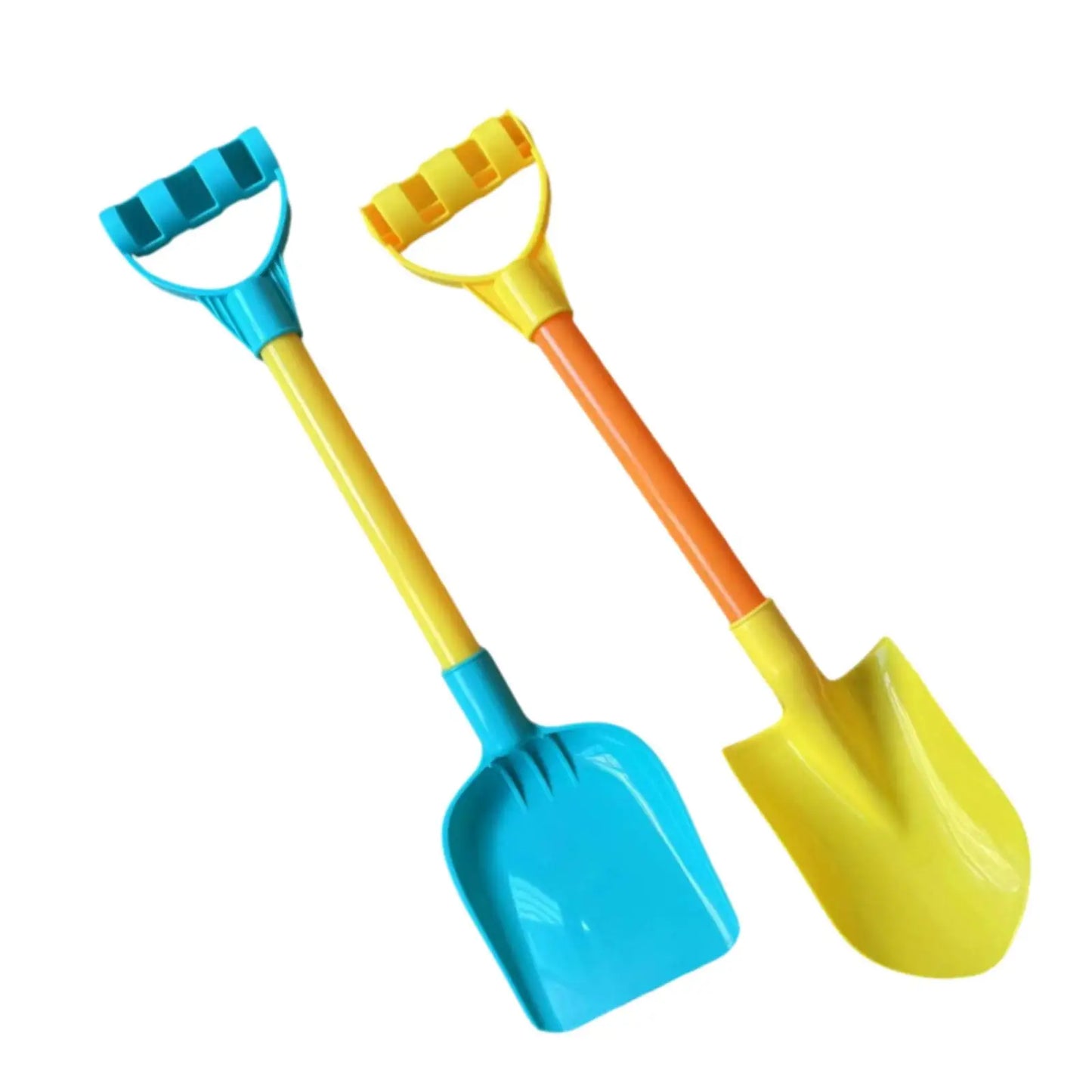 2x Sand Shovels Toys Travel Sandbox Toy Outdoor Toys Sturdy Snow Scoops for Girls Boys Kids Children Toddlers Birthday Gifts