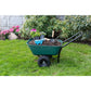 70019 Garden Barrow Dual-Wheel Wheelbarrow/Garden Cart Beach Wagon  Folding Trolley Cart