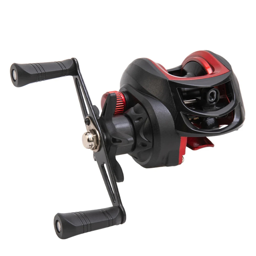 Lowprofile Reel Baitcasting Fishing Reels Fishing Tackle Right Left Handed Gear Ratio 7.2:1 Casting Reel Metal Body 8KG Max Drag