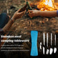 Lightweight Stainless Steel Cutlery Stainless Steel Camping Cutlery Set with Storage Bag for Travel Picnic Use for Outdoor
