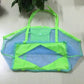 Children Sand Away Portable Mesh Bag Kids Beach Toys Clothes Towel Bag Baby Toy Storage Sundries Bags Women Cosmetic Makeup Bags