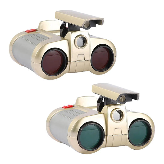 Telescope Toy Funny Parent Child Play Kids Binoculars for Exploration Birdwatching Camping Birthday Gifts Sports Activities