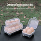 3/4/8 Grids Egg Storage Box Camp Picnic Portable Egg Holder Durable Kitchen Egg Organizer Case Outdoor Camping Food Container