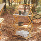 Camping Foldable Shelf Multi Tier Camping Portable Racks Wear Resistant And Fashionable Folding Picnic Table Storage Shelf