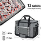 Maelstrom Soft Cooler Bag,Collapsible Soft Sided Cooler,30/60/75 Cans Beach Cooler,Ice Chest,Large Leakproof Camping Cooler
