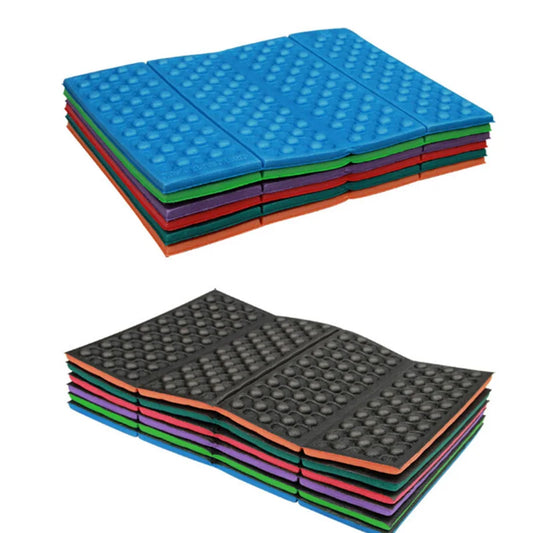 Outdoor Folding Camping Moistureproof Cushion Mattress Pad Soft Waterproof Dual Camping Hiking Picnic Portable Cushion Seat Pad