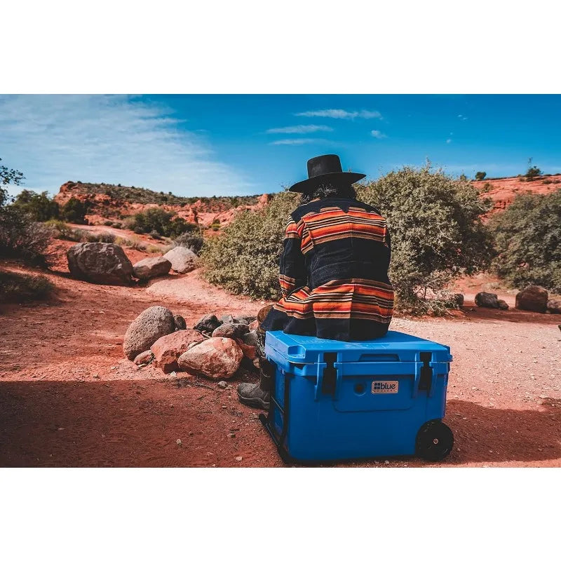 Blue Coolers Ice Vault – 60 Quart, Roto-Molded Ice Cooler | Large Ice Chest Holds Ice up to 10 Days |