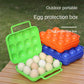 2/4/6/12/15 Grid Egg Storage Box Portable Egg Holder Container for Outdoor Camping Picnic Eggs Box Case Kitchen Organizer Case