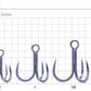 BKK Raptor-Z 6071-4X-HG Treble Fishing Hooks