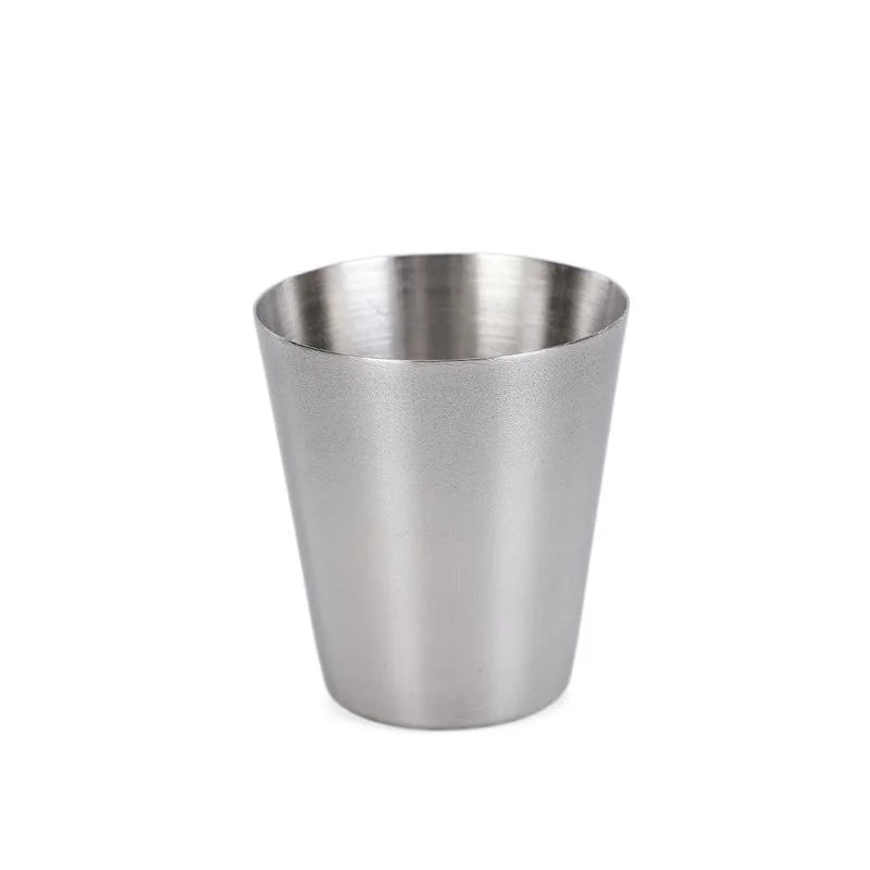4pcs Outdoor Camping Tableware Travel Cups Set Picnic Supplies Stainless Steel Wine Beer Cup Whiskey Mugs