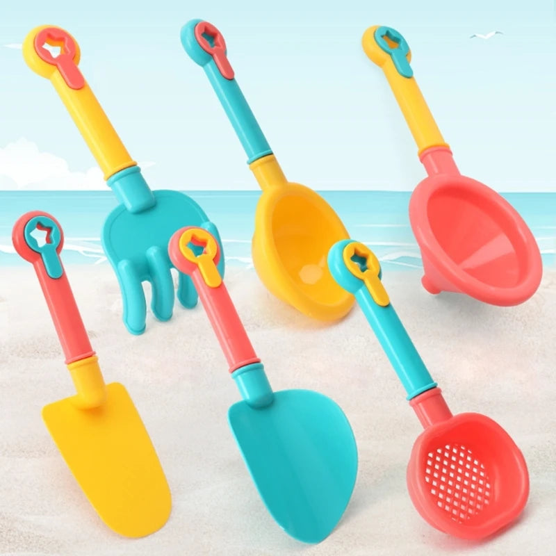 18Pcs/Set Infants Digging Sand Toys Plastic Bucket Shovel Sand Mold Watering Bottle Kids Summer Beach Game Children Toy