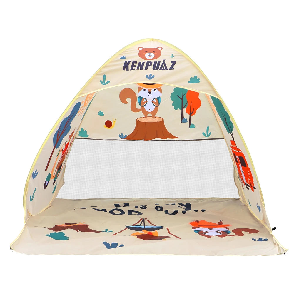 High Quality Beach Waterproof Family Tent Children Outdoor Camping Kids Tents Ventilate Pop Up Open Portable For Baby Sun Shade