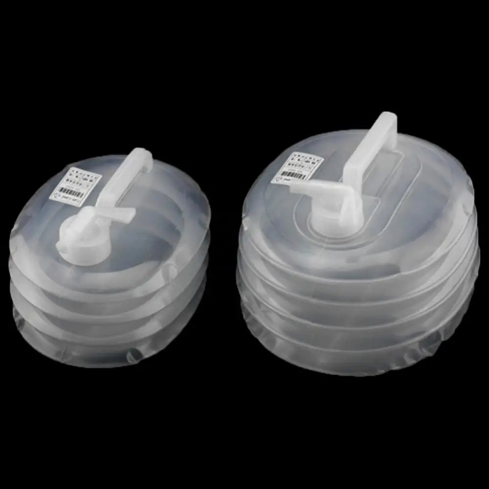 3/5/8/10/15l Outdoor Clear Car Collapsible Water Bucket Kettle Bottle with Tap Folding Drinking Water Bottle Picnic Accessories
