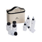 Naturehike Outdoor Camping Tableware Storage Container Seasoning Bottles Cans With a Bag For BBQ Portable Picnic CNH22CJ043