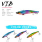 1 pcs VIB Fishing Lure 23g 35g Metal Jig Sinking Big Blade Long Cast Treble Hooks Spinner Spoon VIBRATION Tackle Pesca Hard Bait